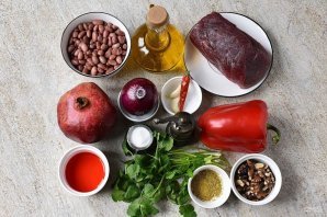 Салат "Тбилиси" с гранатом