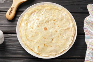 Блины с мясом и рисом