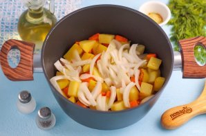 Рагу из кабачков и картофеля