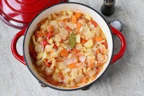 Овощи тушеные Овощи тушеные