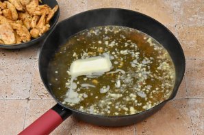 Птитим с курицей и брокколи Птитим с курицей и брокколи