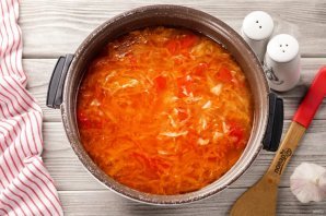 Постные щи в мультиварке