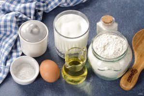 Тесто на сковороде