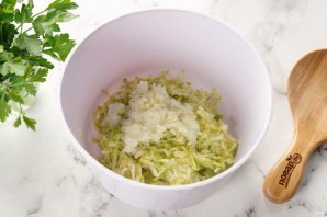 Постные котлеты из кабачков