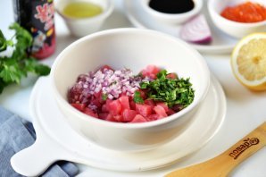 Тартар из тунца