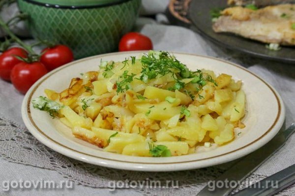 Жареная картошка в мультиварке Жареная картошка в мультиварке