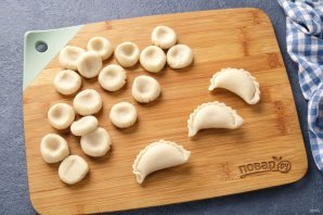 Постные вареники