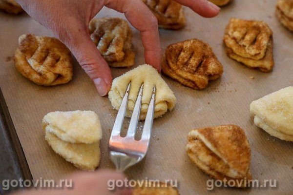 Творожное печенье &laquo;Гусиные лапки&raquo;