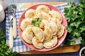 Постные вареники