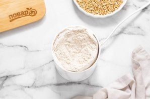 Оладьи из зеленой гречки