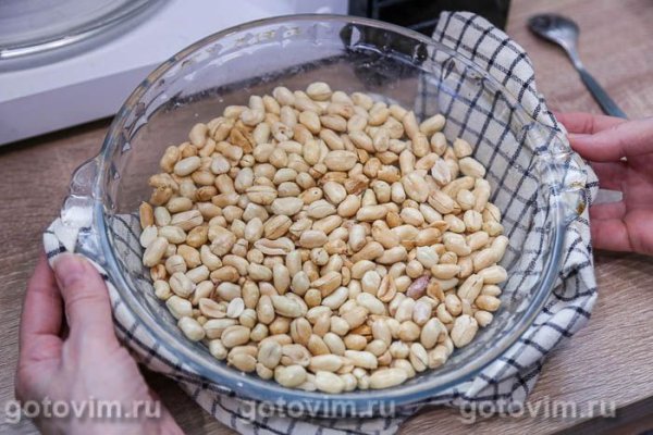 Жареный арахис с солью в микроволновке