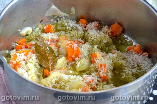 Рис с осьминогами по-португальски