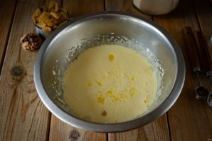 Кулич с орехами