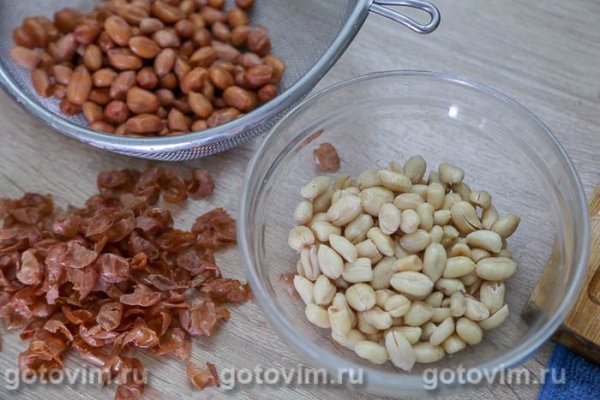 Жареный арахис с солью в микроволновке