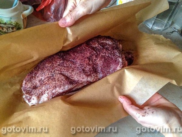 Свинина, запечённая с сумахом и кайенским перцем