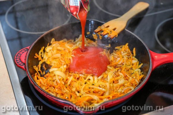 Минтай в томате 