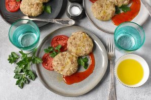 Постные котлеты на пару