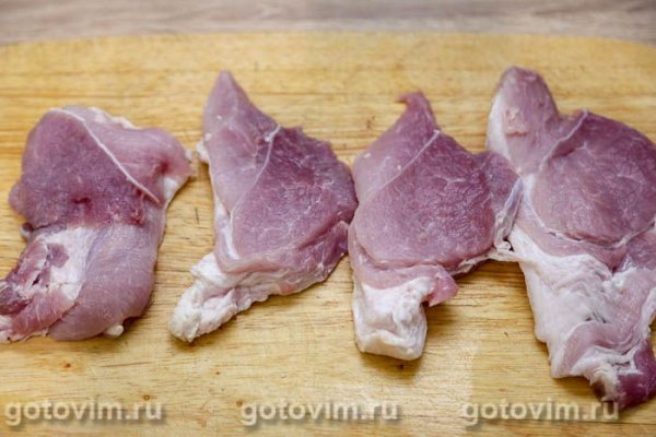 Свиная отбивная с горчицей в мультиварке