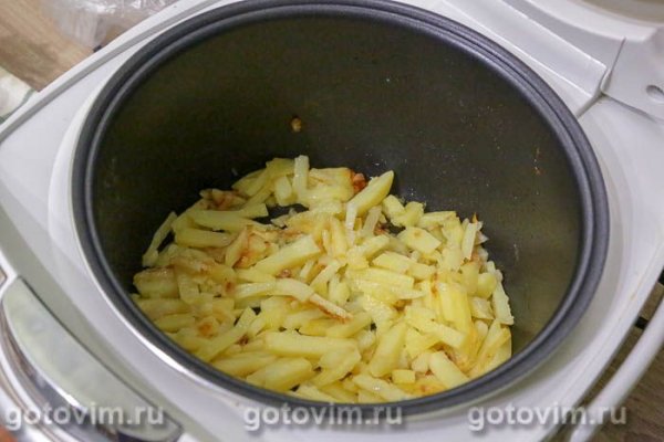 Жареная картошка в мультиварке Жареная картошка в мультиварке