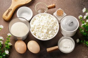 Творожный пирог с манкой