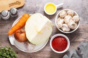 Постная солянка из свежей капусты