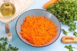 Постные морковные оладьи