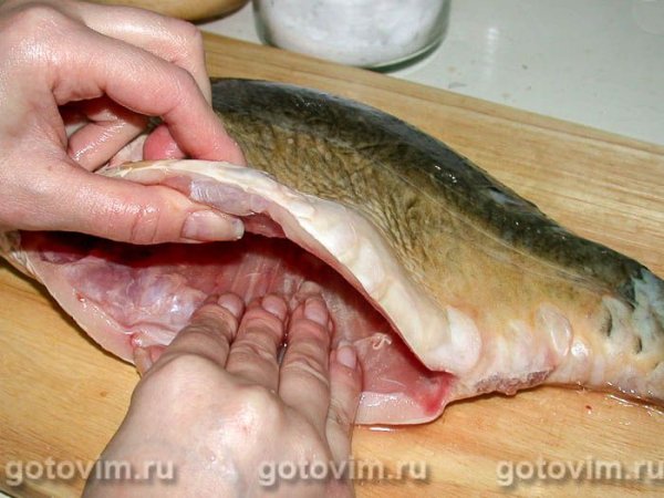 Карп в панировке