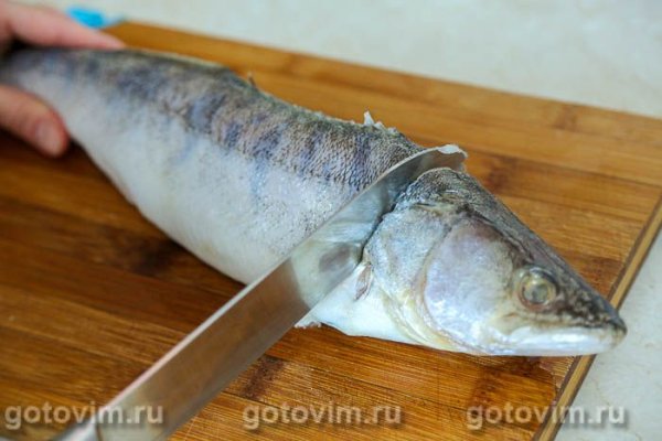 Судаки в беконе