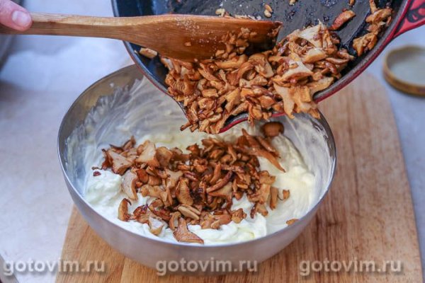 Чизкейк с лисичками