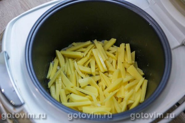 Жареная картошка в мультиварке Жареная картошка в мультиварке