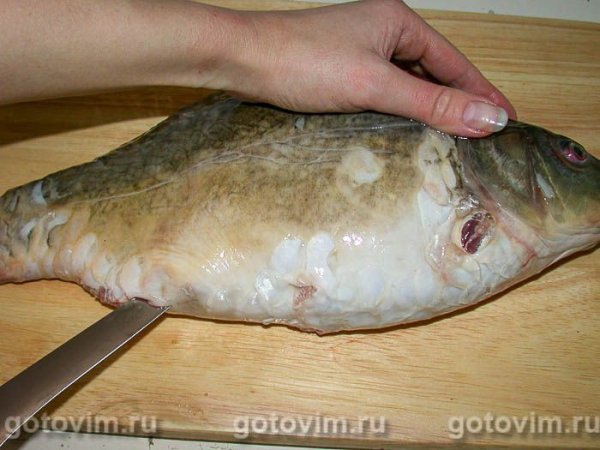 Карп в панировке