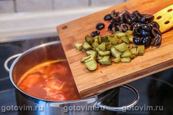 Рыбная солянка (из сазана)