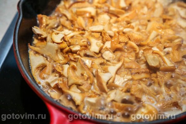 Чизкейк с лисичками