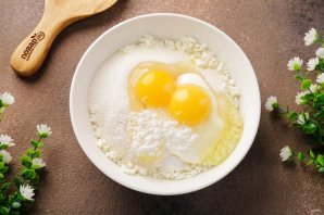 Творожный пирог с манкой