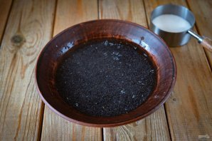 Постный маковый рулет