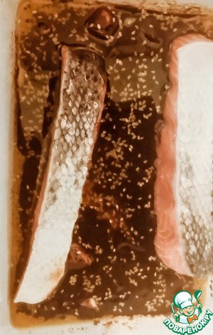 Лосось в масле из кочудяна