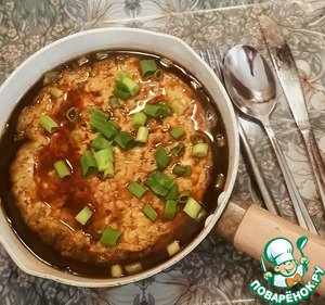 Омлет с крабом (по мотивам Теншинхан)