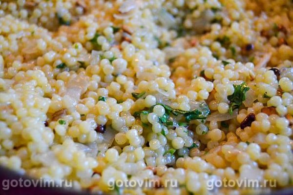 Птитим с курицей и корицей