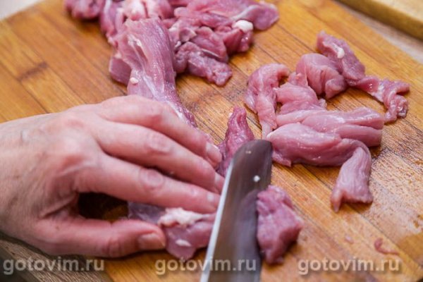 Стир‑фрай из свинины с овощами в мультиварке