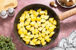 Сморчки, жареные с картошкой