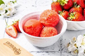 Клубничный сорбет Клубничный сорбет