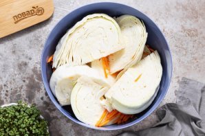 Капуста квашеная кусками