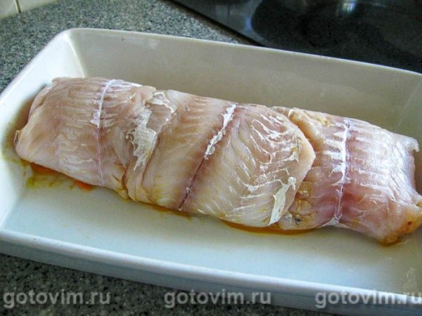 Рулет из трески с овощами Рулет из трески с овощами
