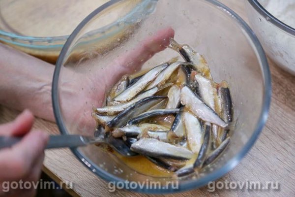 Мойва в хрустящем кляре в микроволновке 