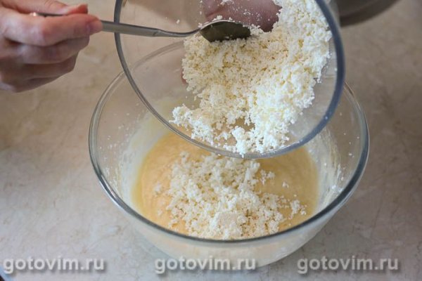 Творожный кекс с клубникой Творожный кекс с клубникой