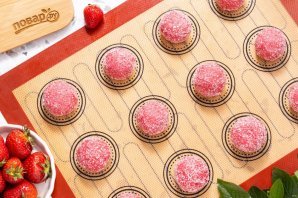 Клубничное печенье