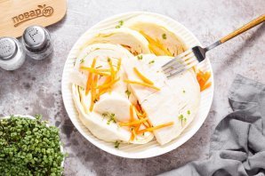 Капуста квашеная кусками