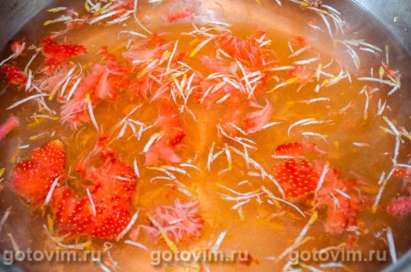 Лимонад с клубникой Лимонад с клубникой