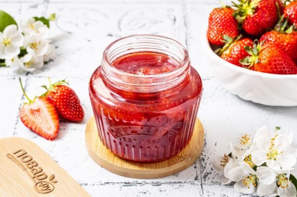 Клубничное варенье без сахара Клубничное варенье без сахара