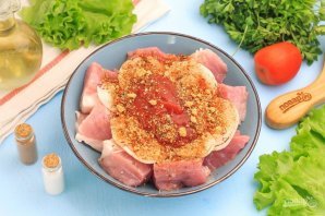 Мясо в аэрогриле